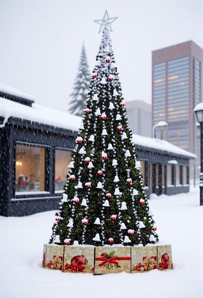 Ель искусственная каркасная Стандарт 10 м (Хвоя пленка ПВХ) + ПОДАРОК в Москве Ель искусственная каркасная Стандарт 10 м (Хвоя пленка ПВХ) + ПОДАРОК