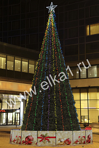 Комплект новогоднего освещения "Стандарт" на ель 13 м