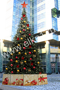 Ель искусственная "Кремлевская люкс" 600 см + ПОДАРОК