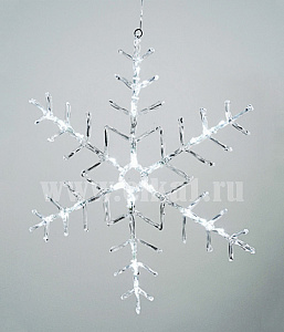 Световая фигура "Снежинка" 60x60cm 32 led(белый) 491989