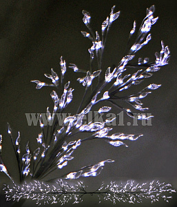 Светодиодная композиция, прозрачные листья, 2,2 м, 24V(белый) LC176L-B480A-J