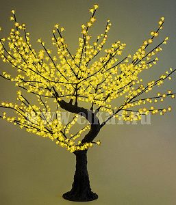 Светодиодное дерево "Сакура" (реплика), высота 2 м, 1152 led(желтый) S9-180-R
