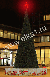Комплект новогоднего светодинамического освещения "Северное сияние" на ель 14 м